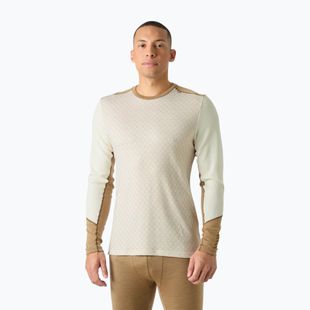 Bluza termoaktywna męska Helly Hansen Lifa Merino Midweight Crew snow monogram aop
