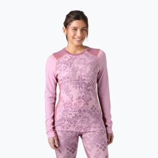 Bluza termoaktywna damska Helly Hansen Lifa Merino Midweight Gra cherry blossom new nordic