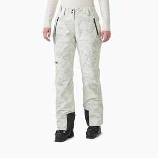 Spodnie narciarskie damskie Helly Hansen Legendary Insulated cream new nordic aop