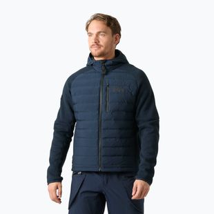 Kurtka hybrydowa męska Helly Hansen Skagen Hybrid Knit Insulator navy