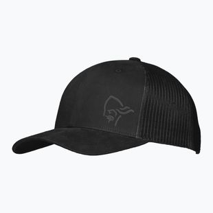 Czapka z daszkiem NORRONA Snap Back Trucker Mesh caviar black