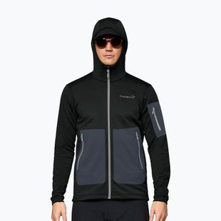 Bluza trekkingowa męska NORRONA Falketind Warm2 Stretch Hood caviar black