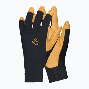 Rękawice narciarskie NORRONA Lyngen Windstopper Leather caviar black