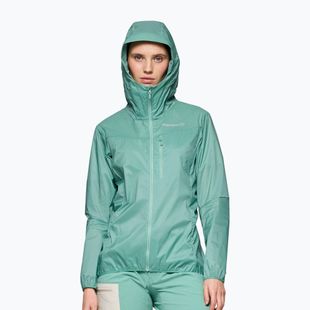 Kurtka przeciwwiatrowa damska NORRONA Faketind Aero60 Zip Hood aqua haze