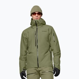 Kurtka narciarska męska NORRONA Lofoten Gore-Tex Insulated deep lichen green