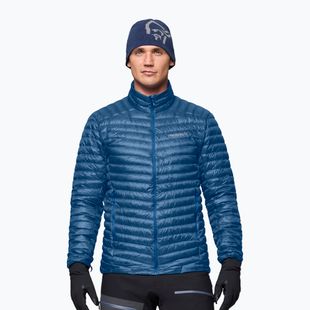 Kurtka puchowa męska NORRONA Trollveggen Down800 Super Light dark blue
