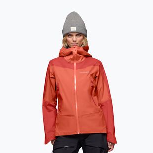 Kurtka przeciwdeszczowa damska NORRONA Falketind Gore-Tex deep sea coral/baked apple