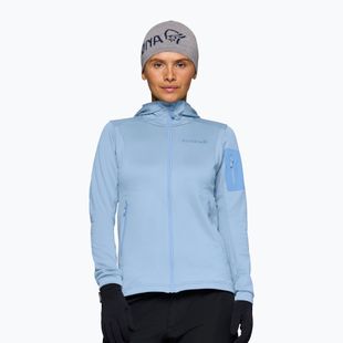 Bluza trekkingowa damska NORRONA Falketind Warm2 Stretch Hood cashmere blue/allure