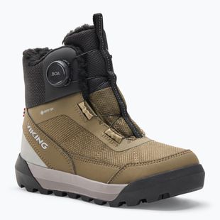 Śniegowce dziecięce Viking Footwear Expower Warm GTX BOA khaki
