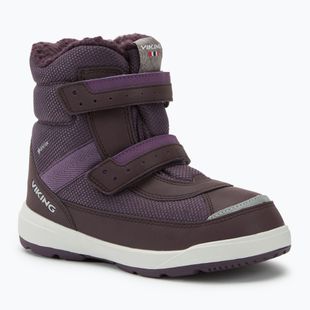 Śniegowce dziecięce Viking Footwear Play Reflex Warm GTX 2V grape/purple