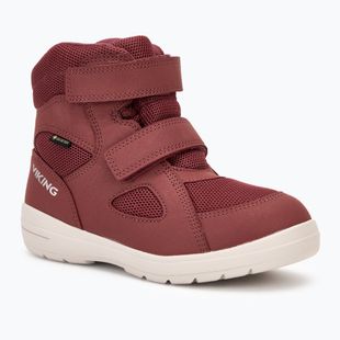 Śniegowce dziecięce Viking Footwear Fun Warm GTX 2V dark pink