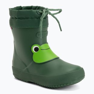 Kalosze dziecięce Viking Alv Indie Print green