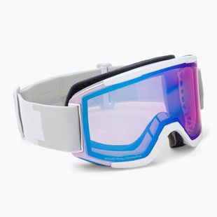 Gogle narciarskie Smith Squad white vapor/chromapop photochromic rose flash