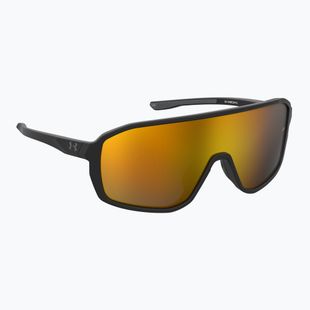 Okulary przeciwsłoneczne męskie Under Armour Gameday/G S3 matte black/orange multilayer oleophobic