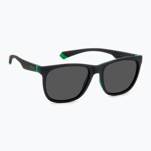 Okulary przeciwsłoneczne Polaroid PLD 2140/S matte black green/grey polarized