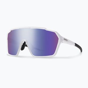Okulary przeciwsłoneczne Smith Shift XL MAG white/chromapop violet mirror/clear
