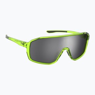 Okulary przeciwsłoneczne dziecięce Under Armour Gameday Jr S3 yellow crystal/silver mirror