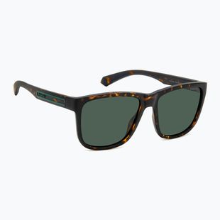 Okulary przeciwsłoneczne męskie Polaroid PLD 2155/S matte brown havana/green polarized