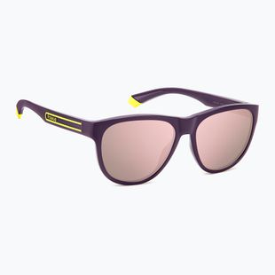 Okulary przeciwsłoneczne Polaroid PLD 2156/S violet/rose gold multilayer polarized