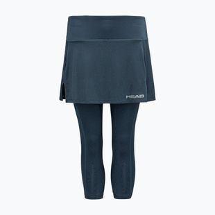 Spódnica tenisowa damska HEAD Club 3/4 Tights Skort navy