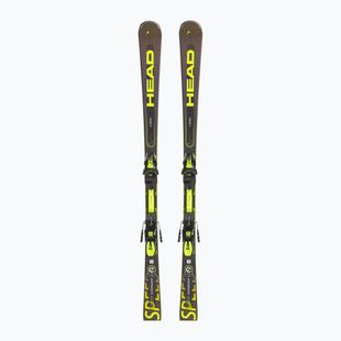 Narty zjazdowe HEAD Supershape e-Speed SW SF-PR + wiązania PRD 12 black/neon yellow