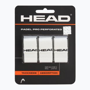 Owijki do rakiet do padla HEAD Perforated 3 szt. white
