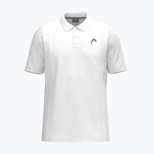 Koszulka tenisowa polo męska HEAD Club 25 Tech Polo white