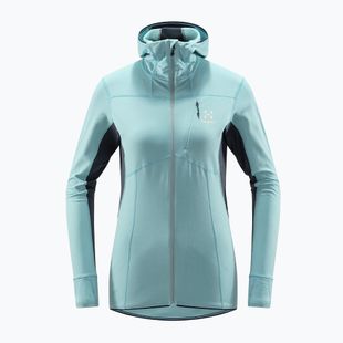 Bluza trekkingowa damska Haglöfs L.I.M Mid Comp Hood frost blue/tarn blue