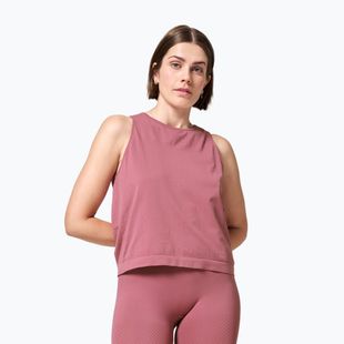 Koszulka treningowa damska Casall Essential Block Seamless Tank mineral pink