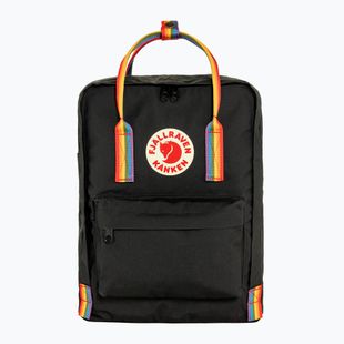 Plecak miejski Fjällräven Kanken Rainbow 16 l black/ rainbow pattern