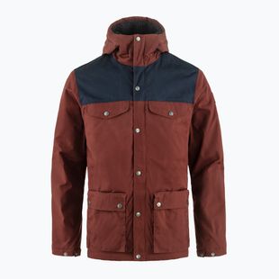 Kurtka przeciwwiatrowa męska Fjällräven Greenland Winter maroon/dark navy