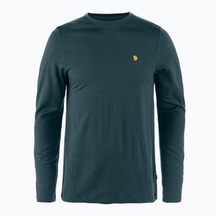 Longsleeve trekkingowy męski Fjällräven Bergtagen Merino mountain blue
