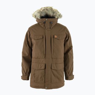 Kurtka zimowa męska Fjällräven Nuuk Parka dark oak