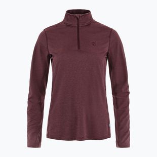 Bluza trekkingowa damska Fjällräven Abisko Day Hike Half Zip port