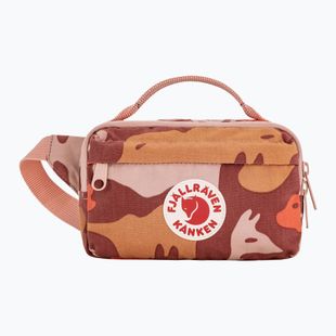 Saszetka nerka Fjällräven Kanken Graphics Hip Pack chalk rose/hidden animals