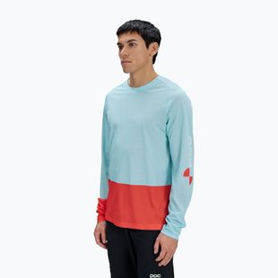 Longsleeve rowerowa męska POC Motion Air Jersey lazurite blue/carnelian orange
