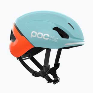 Kask rowerowy dziecięcy POC Pocito Omne MIPS Jr indicolite blue matt/carnelian orange matt