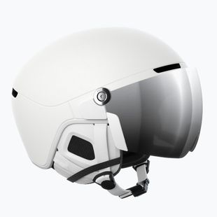 Kask narciarski POC Obex Visor Hydrogen white matt/clarity u/partly sunny/silver