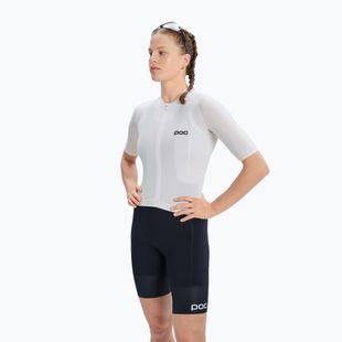 Koszulka rowerowa damska POC Pristine Jersey W okenite off-white