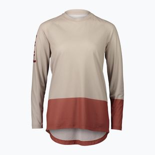 Longsleeve rowerowy damski POC MTB Pure W light sandstone beige/himalayan salt
