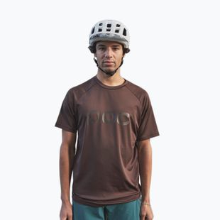 Koszulka rowerowa męska POC Reform Enduro Tee axinite brown