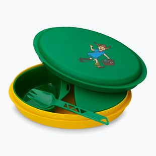 Zestaw naczyń turystycznych Primus Meal Set Pippi green