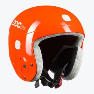 Kask narciarski dziecięcy POC Pocito Skull Jr fluorescent orange