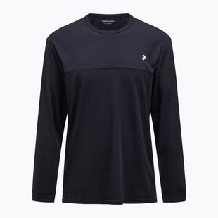 Longsleeve męski Peak Performance Trail Wool Blend black