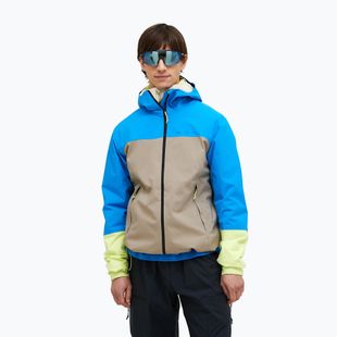 Kurtka przeciwdeszczowa męska Peak Performance Trail Hipe Shell Jacket brilliant blue/beige/ sunny