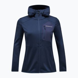 Bluza damska Peak Performance Utility Light Zip blue shadow