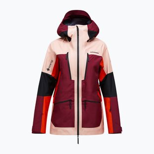 Kurtka narciarska damska Peak Performance Vertical Gore-Tex Pro Jacket peach fuzz/vertical zenith