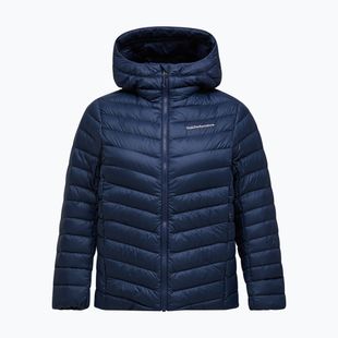 Kurtka puchowa damska Peak Performance Frost Down Hood Jacket blue shadow