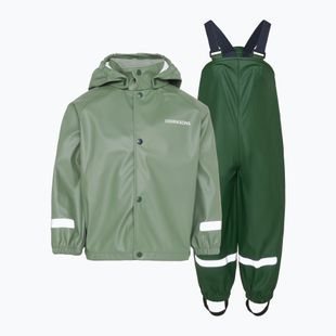 Komplet przeciwdeszczowy dziecięcy Didriksons Slaskeman light moss