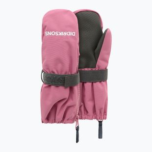 Rękawice narciarskie dziecięce Didriksons Biggles Zip Mitten 9 heather pink